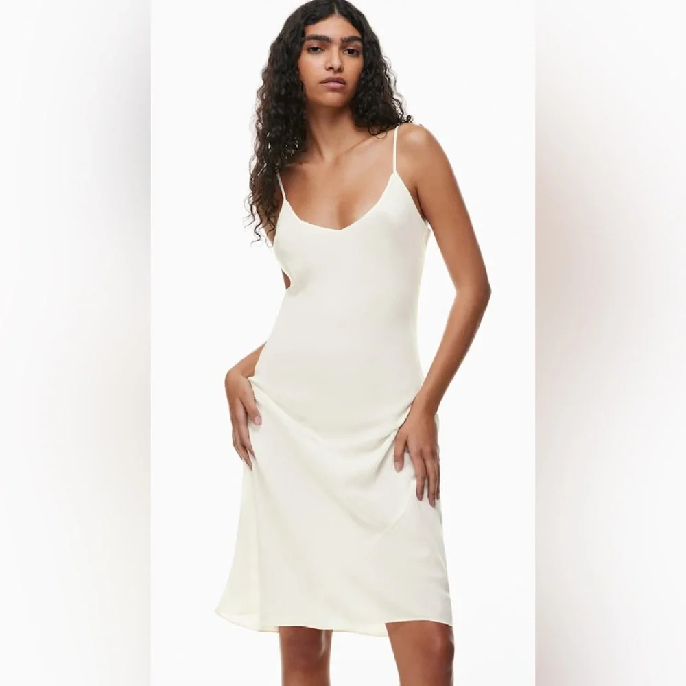 NWT Aritzia Wilfred Secret Midi Slip Dress - Picture 3 of 12